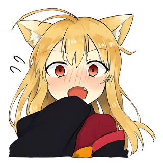 😳 emoji Лисичка-тян @nyasticks Telegram sticker 16 of 41