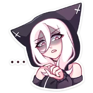 ❓ emoji КатШи @stickerpack_tg Telegram sticker 7 of 48