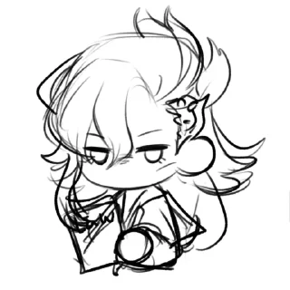 ⚖ emoji Neuvillette Telegram sticker 17 of 120