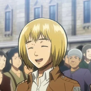 😌 emoji Armin @animemomentQ Telegram sticker 22 of 25