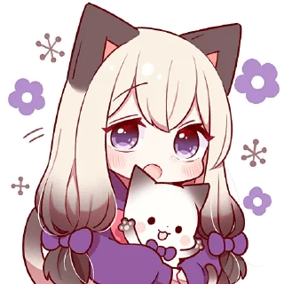 👋 emoji Сиамская кошечка 2 @Nyasticks Telegram sticker 6 of 42