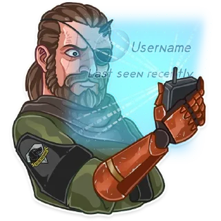😐 emoji Hideo Kojima Telegram sticker 18 of 35