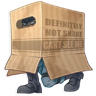 🗳 emoji Hideo Kojima Telegram sticker 22 of 35