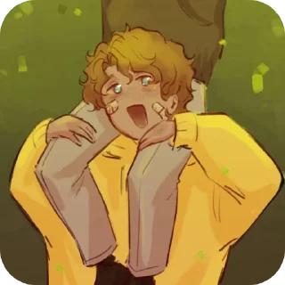 ☕ emoji айдол полупокер ☕️ Telegram sticker 21 of 45