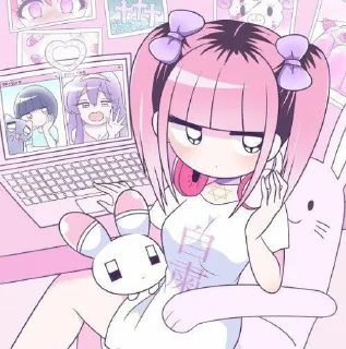 💊 emoji Menhera chan @kiwiys Telegram sticker 11 of 100
