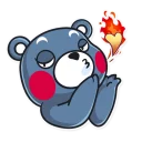 Sticker from Kumamon