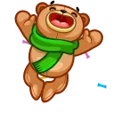 😄 emoji Scarf Ace Telegram sticker 6 of 24