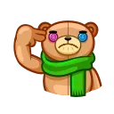 🔫 emoji Scarf Ace Telegram sticker 13 of 24