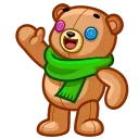 👋 emoji Scarf Ace Telegram sticker 5 of 24