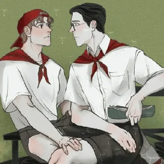 🤝 emoji Володечка и Юрочка Telegram sticker 12 of 13