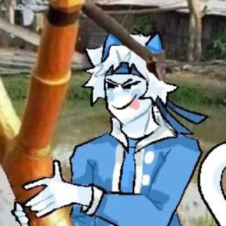 😼 emoji slingshot!¡ :3 Telegram sticker 8 of 64