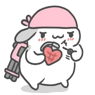 😏 emoji Tutu rambo Telegram sticker 8 of 20