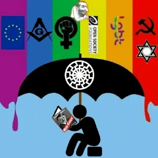👍 emoji WHITE POWER BY @PINK_SQUAF Telegram sticker 15 of 74