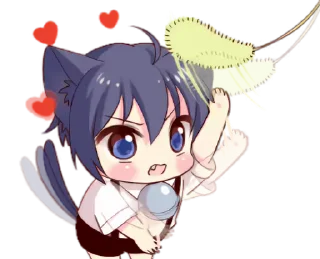 Sticker from Чёрный котик-кун @nyasticks