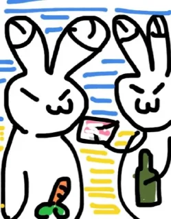 🥴 emoji blat rabbit Telegram sticker 21 of 48