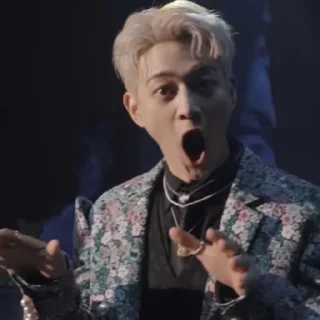 😮 emoji shinee minho!! @jinkiyeowoobi Telegram sticker 13 of 116