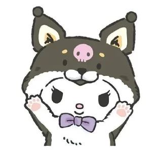 😜 emoji Забивная Куроми 😈🖤 Telegram sticker 12 of 24