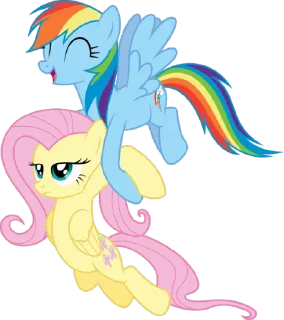 Sticker from Fluttershy | @MyLittlePony_bots