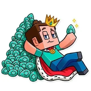 Sticker from Minecraftwallpapersuhhuh стикеры со стивом
