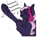 🎶 emoji Lilac Telegram sticker 13 of 47