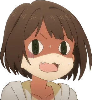 😨 emoji БОЛЬШЕ ⇨ @EVERYSTICK АНИМЕ ANIME TG ТГ Telegram sticker 17 of 54