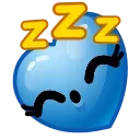 😴 emoji Amoremoji ❤️ @xkysluv Telegram sticker 21 of 40