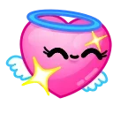 😇 emoji Amoremoji ❤️ @xkysluv Telegram sticker 4 of 40