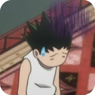 😓 emoji гон фрикс | via @StickedApp_bot Telegram sticker 4 of 22