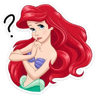 🤔 emoji Ариэль (@TgSticker) Telegram sticker 3 of 36