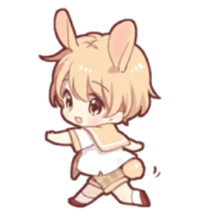 🍧 emoji Rabbit boy @nyakwii Telegram sticker 9 of 25