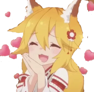 Sticker from Senko-San