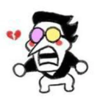 💔 emoji Спамтончик!! <3 Telegram sticker 15 of 55