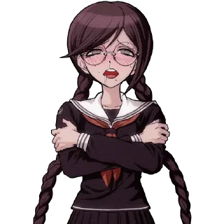 ☺️ emoji Toko Fukawa & Genocide Syo Telegram sticker 12 of 62