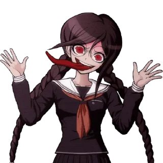 😜 emoji Toko Fukawa & Genocide Syo Telegram sticker 19 of 62