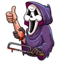 Sticker from Scream