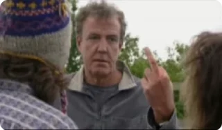 Sticker from "TopGear"