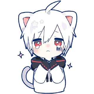 🥺 emoji Мафу-котик 2 @Nyasticks Telegram sticker 23 of 41