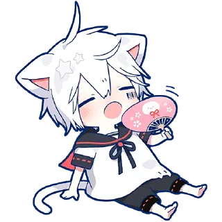 🥵 emoji Мафу-котик 2 @Nyasticks Telegram sticker 6 of 41