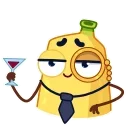 🎩 emoji Banana :: @AuthorStickers Telegram sticker 13 of 24