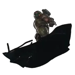 ✊ emoji DOOM SLAYER Telegram sticker 15 of 16