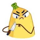 😡 emoji Banana :: @AuthorStickers Telegram sticker 8 of 24