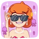 😎 emoji Mermaid :: @AuthorStickers Telegram sticker 18 of 24