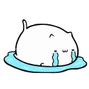 😭 emoji Round Pretty Cat @IMG2D Telegram sticker 18 of 20