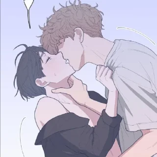 🥵 emoji Яой Telegram sticker 5 of 60