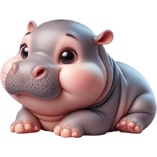 ☺️ emoji Парный бегемотик @Nyasticks2 Telegram sticker 17 of 34