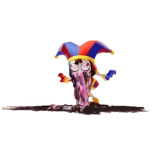 🤢 emoji POMNI Telegram sticker 16 of 67