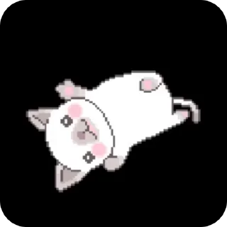 🌹 emoji Котики! ♡´･ᴗ･`♡ Telegram sticker 5 of 15