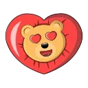 😍 emoji AnimationSet @IMG2D Telegram sticker 18 of 21