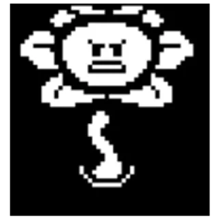 Sticker from flowey/Undertale