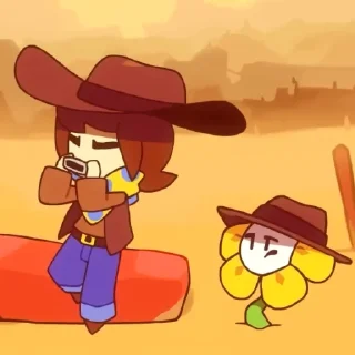 💛 emoji 💛/Flowey/by. @balaui101 Telegram sticker 5 of 9